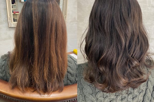 オレンジを消す程よいアッシュベージュ ヘアカラー Bex Journal